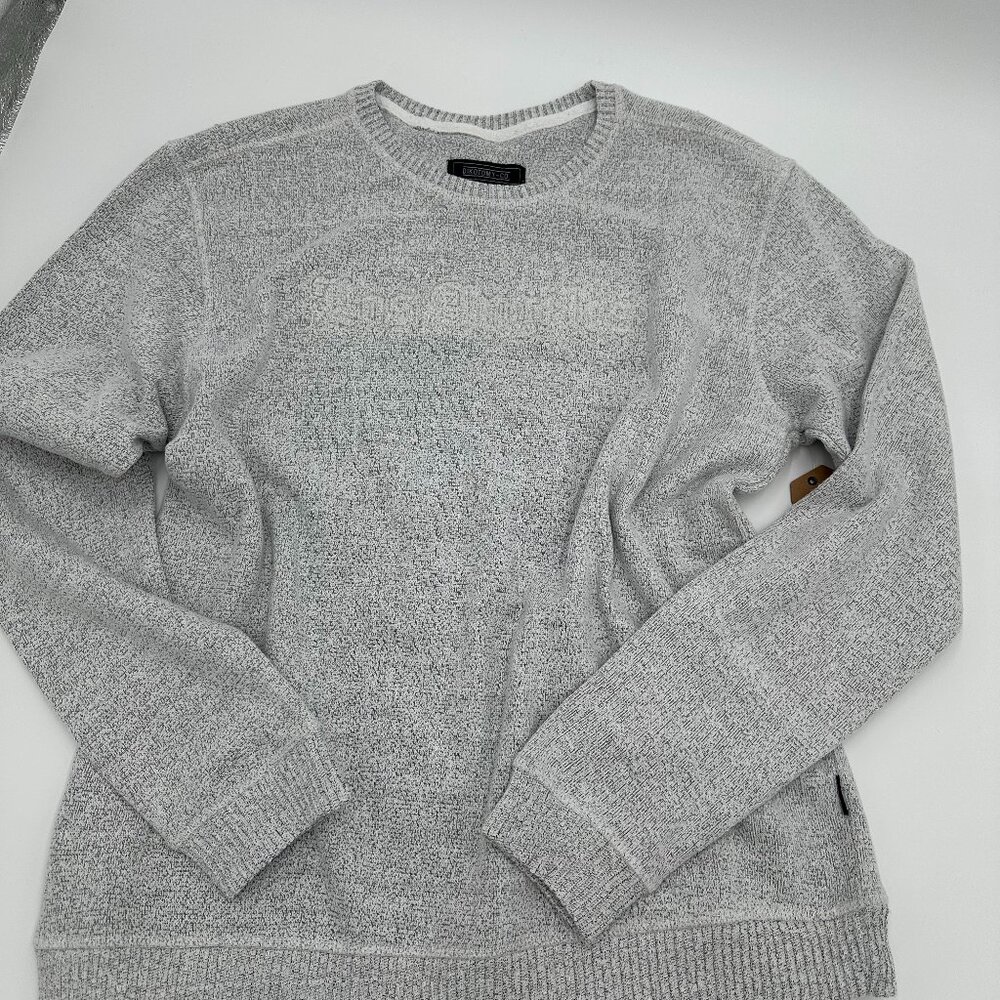 Dikotomy Co Los Angeles Light Gray Heather Sweatshirt Crew Neck Pullover Men’s L
